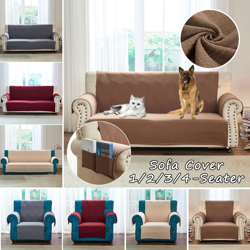 1/2/3/4 Seaters Tecido de Lã Sofá Sofá Cobre Sofá Slipcovers Para Cães Pet  Gatos Protetor de Móveis em Promoção na Americanas