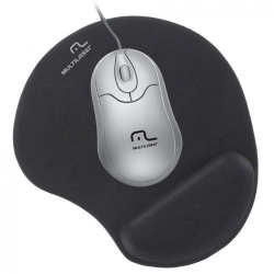 Mouse Pad Multilaser Gel Preto - AC024 Menor preço em Mouse Pad Multilaser Gel Preto - AC024