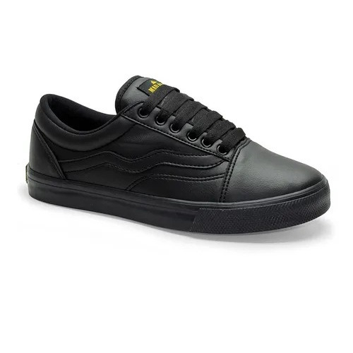 Estilo Tênis Todo Preto: Old Skool All Black Mad Rats