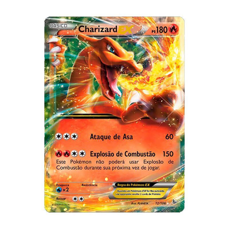 Pokémon TCG: M Charizard EX (69/106) - XY2 Flash de Fogo em