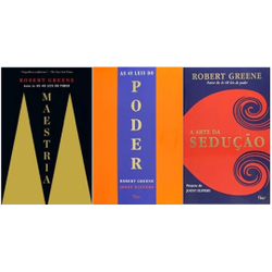 Kit 3 Livros Robert Greene Maestria Sedução 48 Leis Do Poder Menor preço em Kit 3 Livros Robert Greene Maestria Sedução 48 Leis Do Poder
