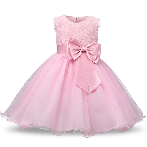 vestido para criança rosa