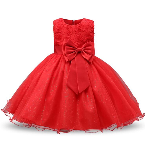 vestido vermelho para crianças