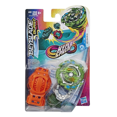 Beyblade Burst Rise HyperSphere Ace Dragon D5 - Hasbro c/ lançador Rotação  Dupla no Shoptime