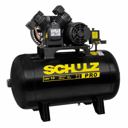 Compressor de ar 10 pés 100L 2 hp 140 lbs monofásico - Pro CSV10/100 - Schulz é boa?