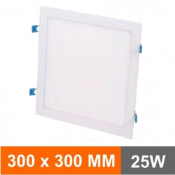 Plafon 25W Luminária Embutir LED Painel quadrado Slim Branco Frio 6500K Menor preço em Plafon 25W Luminária Embutir LED Painel quadrado Slim Branco Frio 6500K