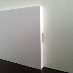 Rodapé Moldura Poliestireno Liso 10cm X 2,40m RMPVC10L Menor preço em Rodapé Moldura Poliestireno Liso 10cm X 2,40m RMPVC10L