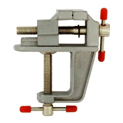 Mini Torno Morsa Mesa Bancada Aço Metal p/ Bijuterias, Hobby Menor preço em Mini Torno Morsa Mesa Bancada Aço Metal p/ Bijuterias, Hobby