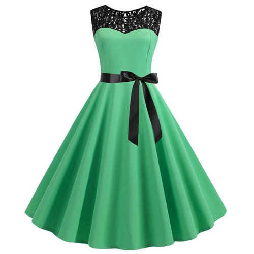 vestido verde midi festa