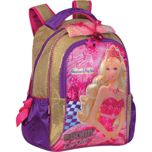 Mochila De Rodinhas Barbie A Princesa E A Pop Star Com Luz em Promoção na  Americanas