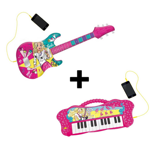 Teclado Infantil Barbie Fabulosa Com Função Mp3 - FUN