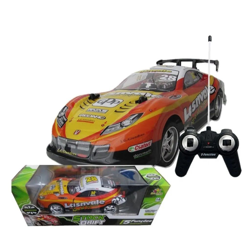 Carrinho Controle Remoto Stock Drift 27mhz 5 Funções(24cm)