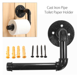 Industrial Rústico Montado Parede Ferro Flange Toalha Tubo Papel Toalete Titular Rolos De Prateleira Tubo Rolo é boa?