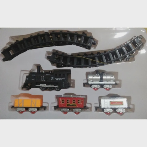 FERRORAMA TREM ELETRICO MAQUINA LOCOMOTIVA COM TRILHOS E VAGOES GRANDE  12,5X17,5CM 20PÇS CLASSIC TRAIN : : Brinquedos e Jogos