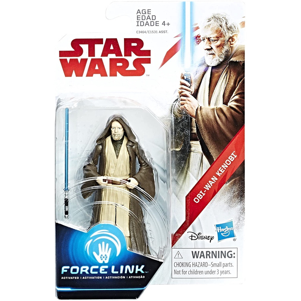 Boneco Star Wars Obi-wan Kenobi Force Link - 9 cm - Hasbro em Promoção na  Americanas