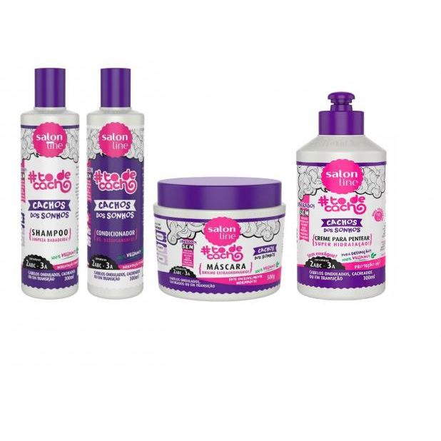 Kit Cachos Dos Sonhos Salon Line To De Cachos Completo Liberado Em Promocao Ofertas Na Americanas