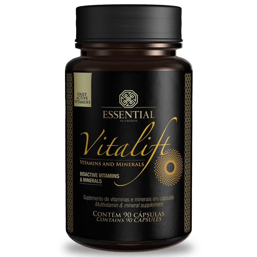 VitaLift 90 Cápsulas Essential Nutrition Em Promoção Na Americanas