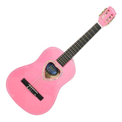 Violão Infantil Austin Acústico 1/2 Cordas Nylon Cor Rosa Menor preço em Violão Infantil Austin Acústico 1/2 Cordas Nylon Cor Rosa