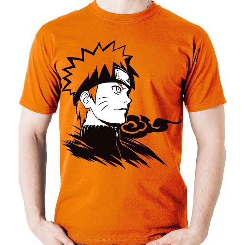 Camisa de botão - naruto shippuden uzumaki anime desenho geek