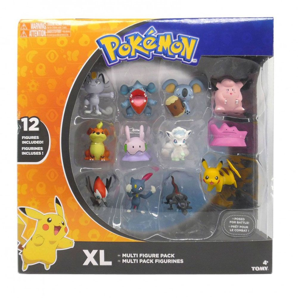 Boneco Tomy Pokemon Xxl Pack 16 Figuras 19182d