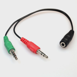 Cabo Adaptador P3 Fêmea Para 2 P2 Macho Fone E Microfone Menor preço em Cabo Adaptador P3 Fêmea Para 2 P2 Macho Fone E Microfone