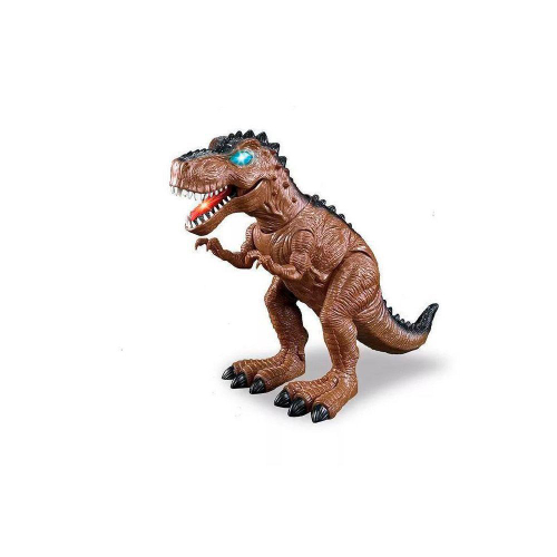 Dinossauro Tiranossauro Rex com Luz e Som Marrom Zoop Toys