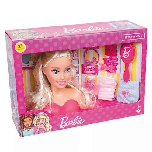 Barbie Busto Boneca Pentear Maquiar Pupee Hair em Promoção é no