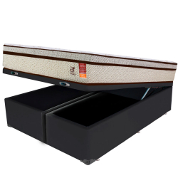 Cama Box Baú King + Colchão Molas Ensacadas bf Colchões 193x203x64cm é boa?