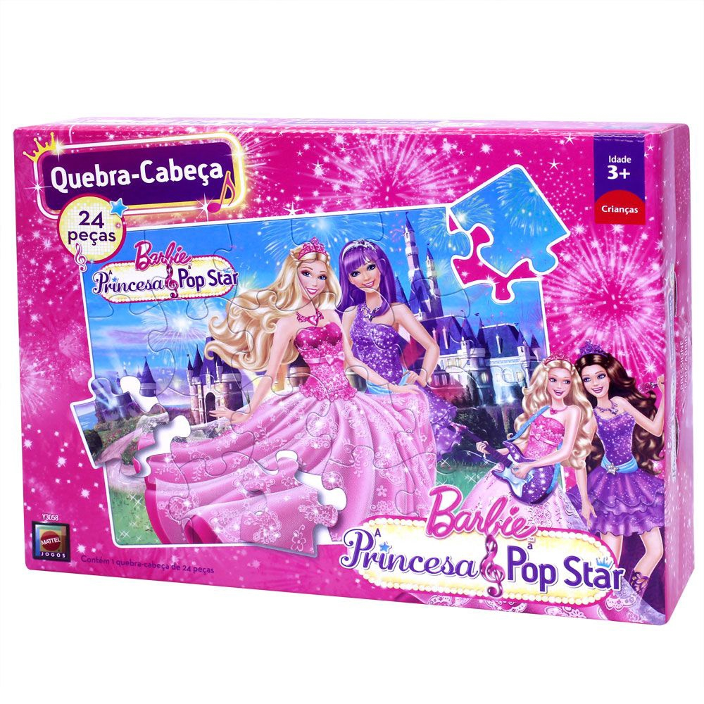 Barbie - A Princesa E A Pop Star - Quebra-cabecas - 9788538056126