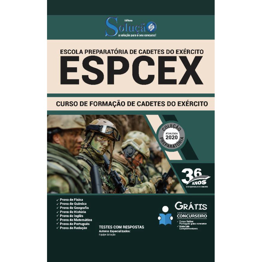 Apostila Espcex - Curso De Formação De Cadetes Do Exército No Shoptime