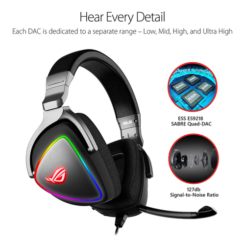 ASUS fashion RGB Gaming Headset ROG Delta