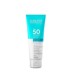 Protetor Solar Facial Fps 50 Sunless Toque Seco 60G Menor preço em Protetor Solar Facial Fps 50 Sunless Toque Seco 60G