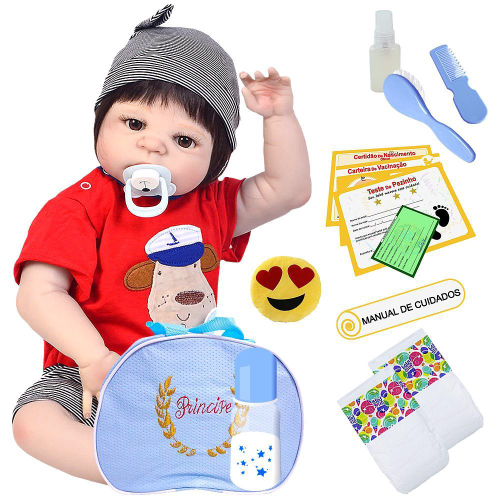 Bebe Reborn Menino Realista De Silicone em Promoção na Americanas