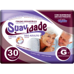 Fralda Geriátrica Suavidade G -30 Unidades Menor preço em Fralda Geriátrica Suavidade G -30 Unidades
