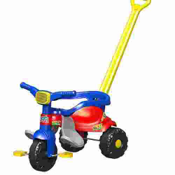 Triciclo Tico Tico Festa Azul com Aro - Magic Toys Menor preço em Triciclo Tico Tico Festa Azul com Aro - Magic Toys