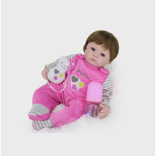 Bebê Reborn Nurse Laura Baby 40cm com Acessórios, Shopping