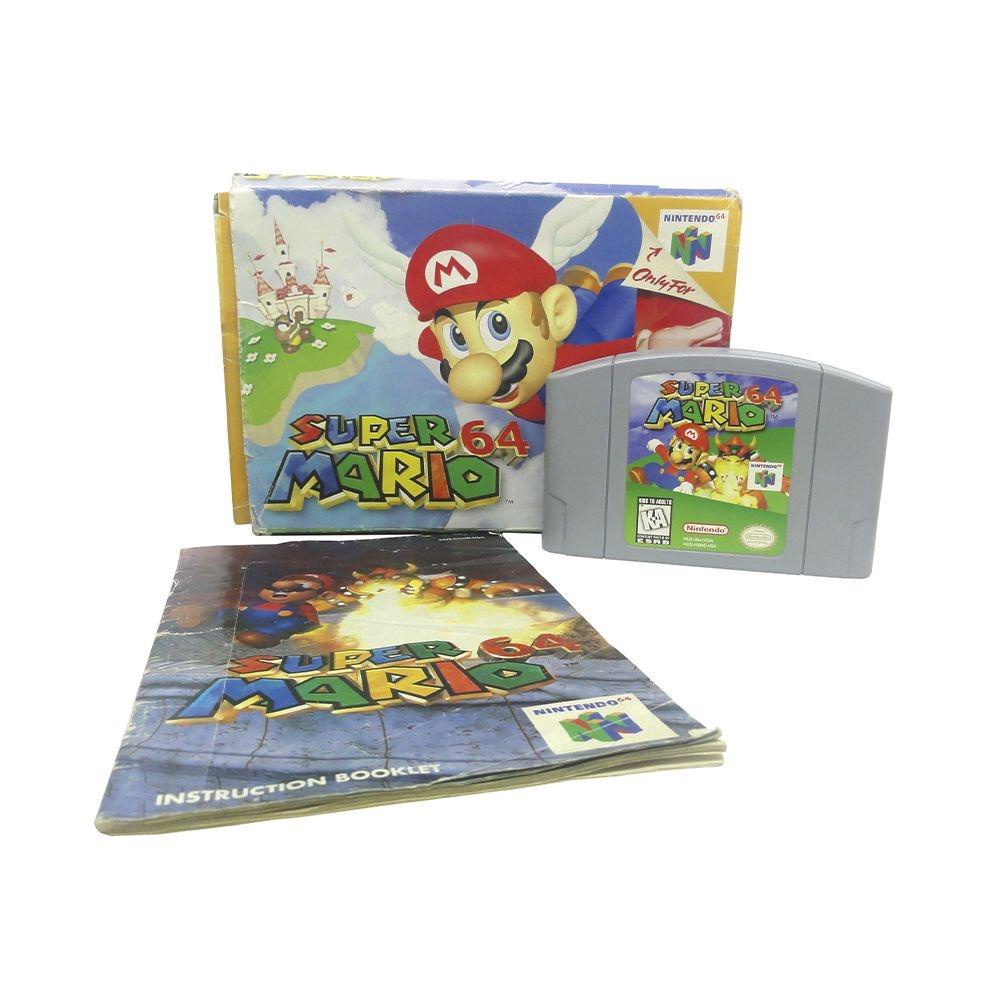 Usado: Jogo Super Mario 64 - N64 em Promoção na Americanas