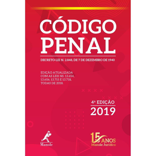 Livro - Código Penal: Decreto-lei N. 2.848, De 7 De Dezembro De 1940 ...