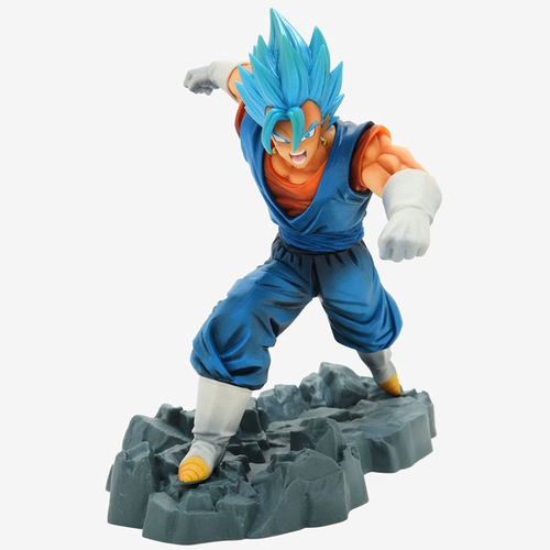 Boneco Articulado - Dragon Ball Super - Super Saiyan Vegeto - Azul