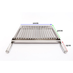 Grelha Argentina (Parrilha) 20x40 cm de Inox para Churrascos é boa?