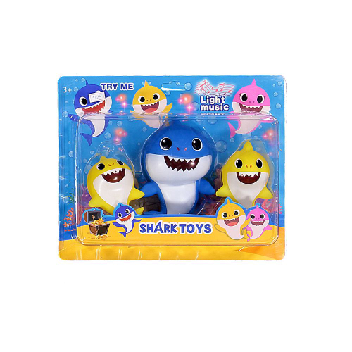 Baby shark music toy top