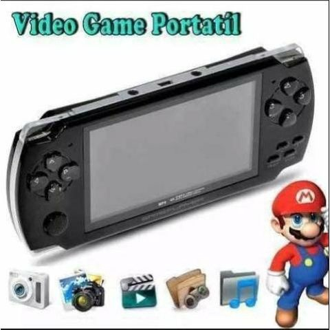 Mini Vídeo Game Portátil eony lint 4.3 Jogos Clássicos Arcade Musicas Vídeo  E-Book MP5 em Promoção na Americanas