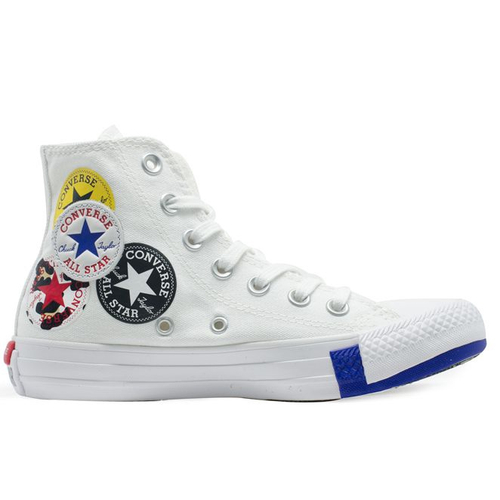 T nis Converse Chuck Taylor All Star Hi Logo Play Branco em