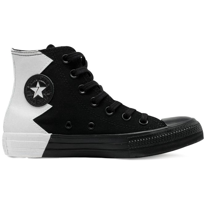 Tênis Infantil Converse All Star Chuck Taylor HI - Preto+Branco