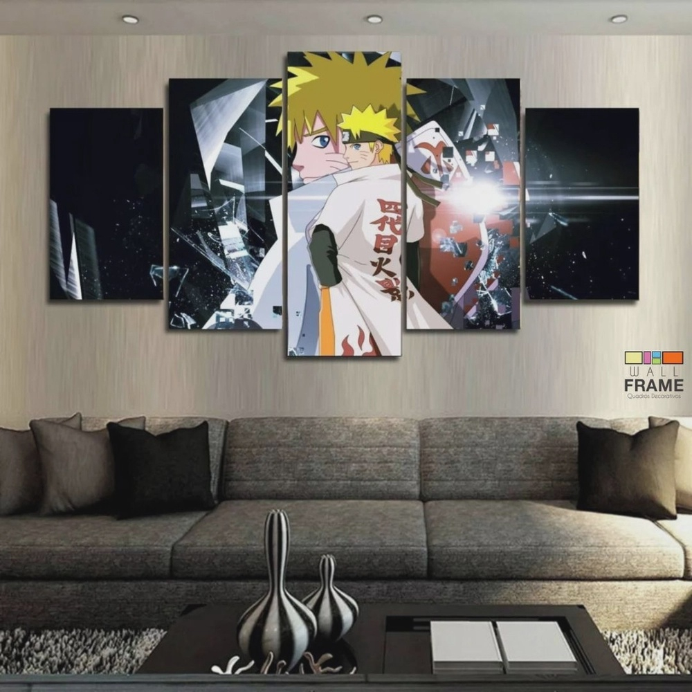 Quadro decorativo Anime Naruto Classico serie mangá em Promoção na  Americanas