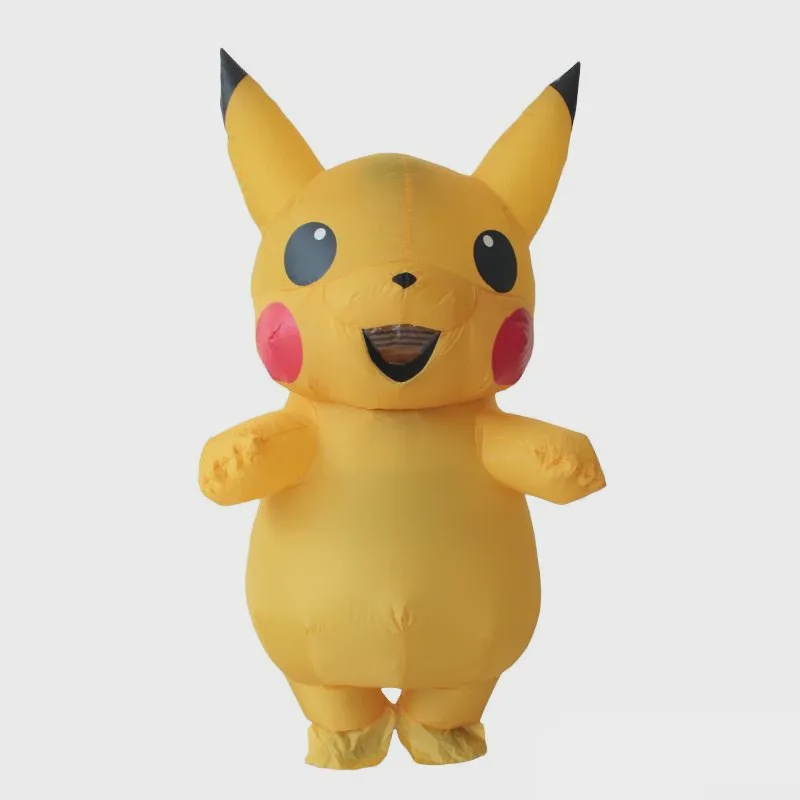 Fantasia Pikachu inflável Pokemon INFANTIL Cosplay Pokemon Go, Magalu  Empresas