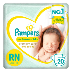 Fralda Pampers Premium Care Recém Nascido com 20 unidades - Até 4 Kg é boa?