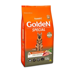 Ração Golden Special Sabor Frango E Carne Cães Adultos 15Kg Menor preço em Ração Golden Special Sabor Frango E Carne Cães Adultos 15Kg