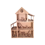 Casinha De Boneca Polly Lol Mdf Com 43 Móveis