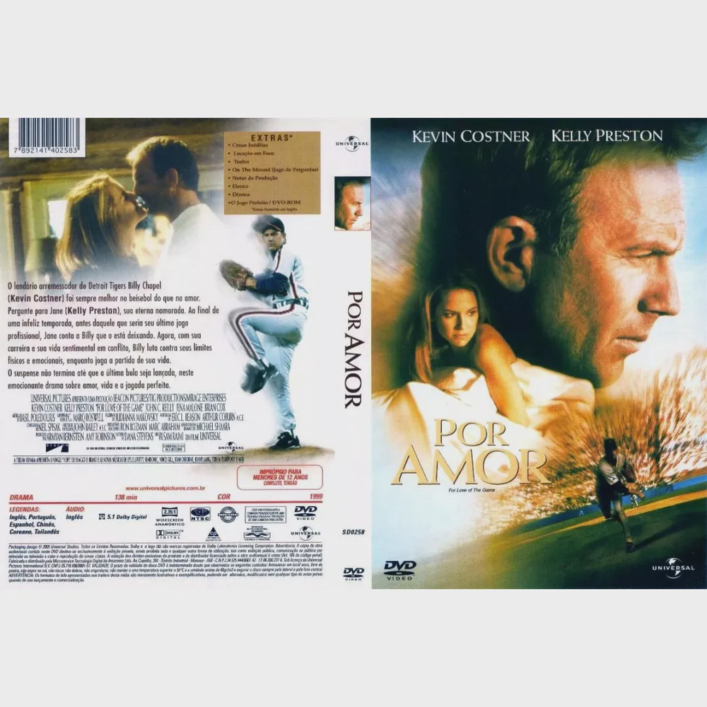 Dvd Possuída - Kevin Costner